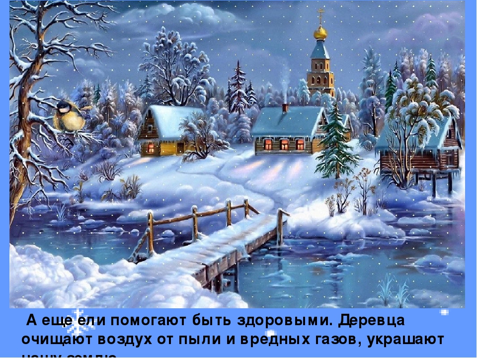 Презентация к занятию "О ели и сосне"