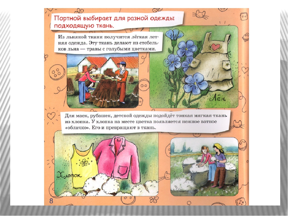 Презентация для средней группы тема "Как работает портной"