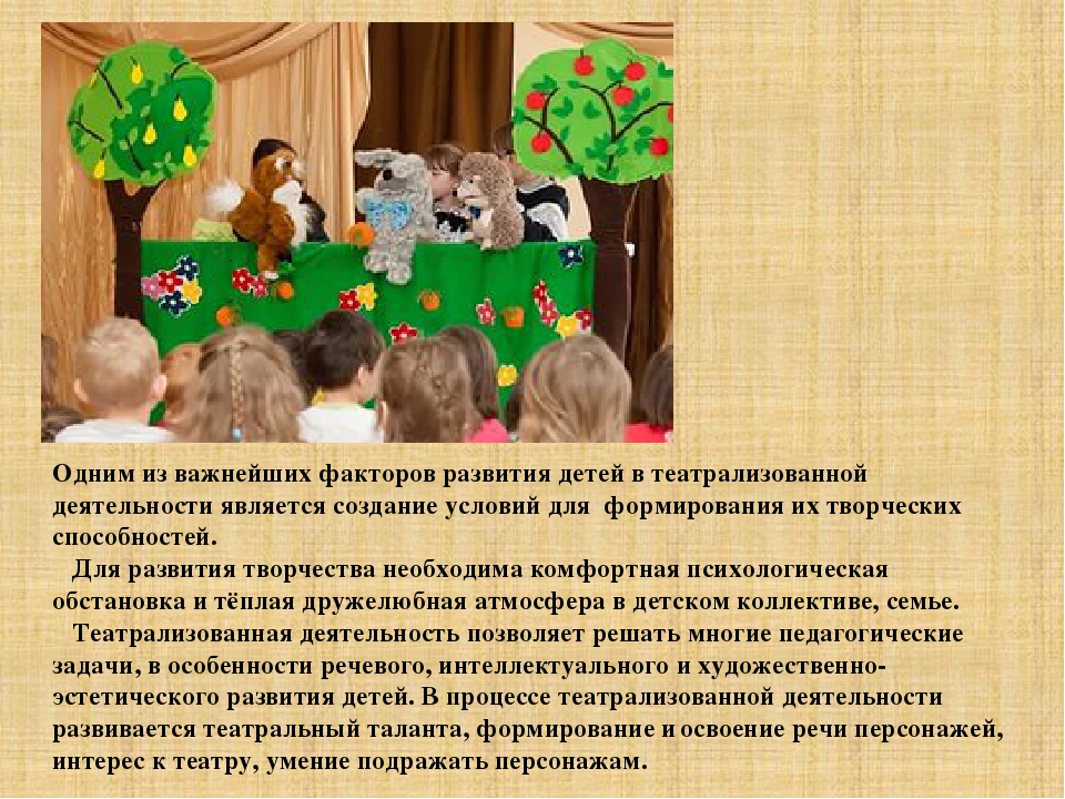 Презентация на тему "Играем в театр"