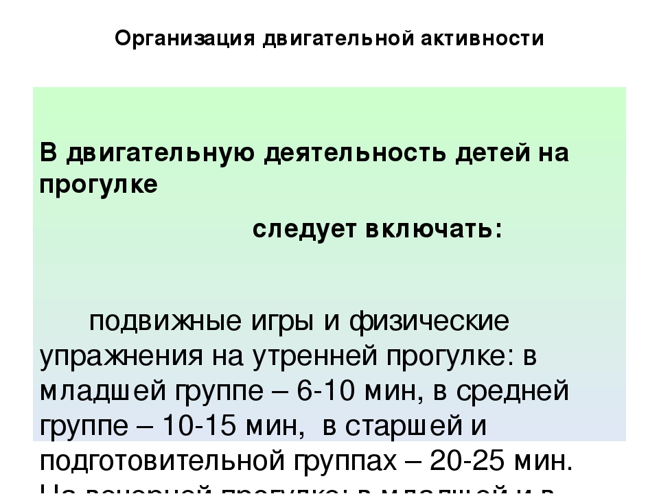 Презентация на тему "Проведение прогулки в детском саду"