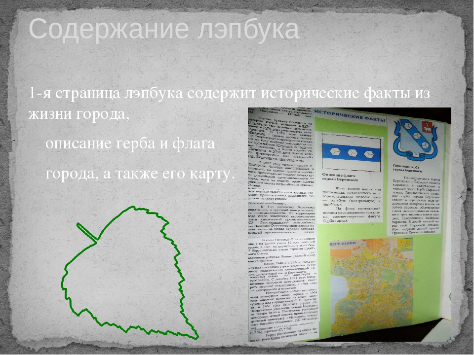 Лэпбук "Березники сквозь время"