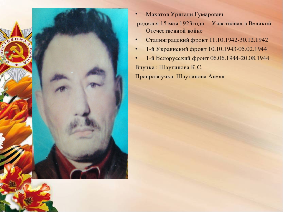 Презентация "Книга памяти"о героях ВОВ