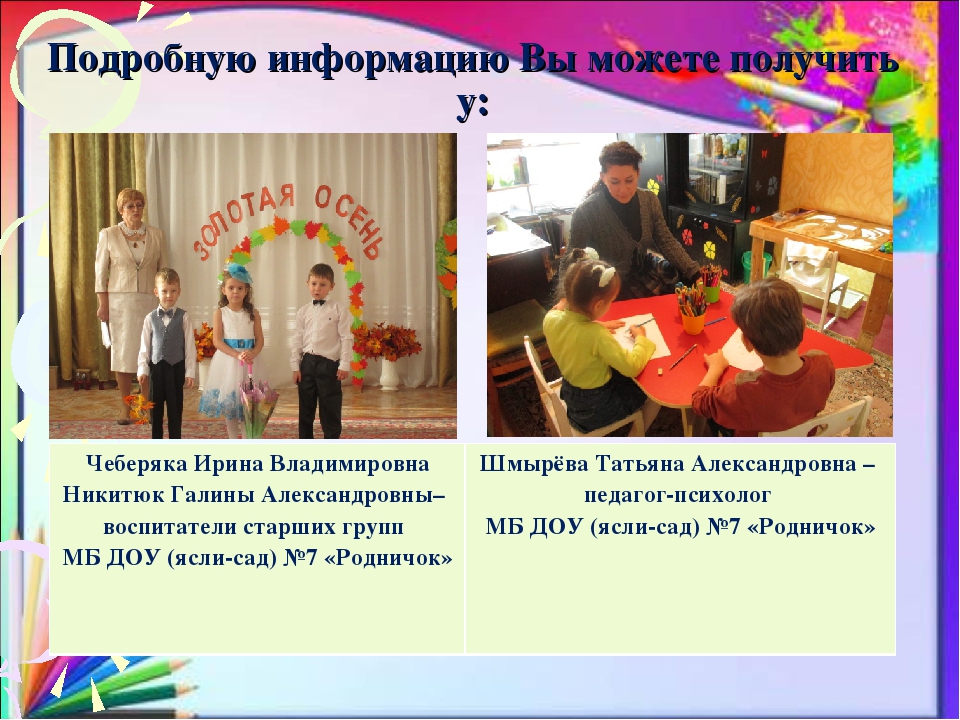 Презентация "Психологическая готовность ребенка к обучению в школе"