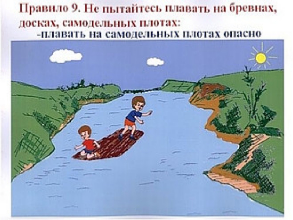 Презентация по безопасности на водоемах для дошкольников