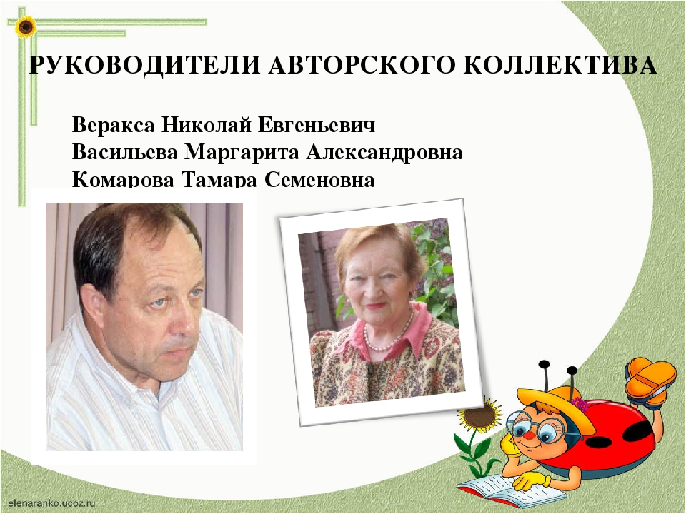 ОСНОВНАЯ ОБРАЗОВАТЕЛЬНАЯ ПРОГРАММА ДОШКОЛЬНОГО ОБРАЗОВАНИЯ «ОТ РОЖДЕНИЯ ДО ШКОЛЫ»