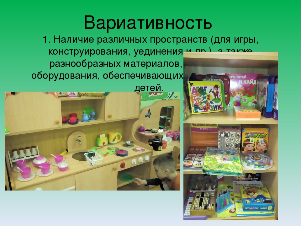 Требования ФГОС к развивающей предметно-пространственной среде.
