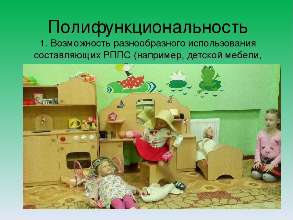 Требования ФГОС к развивающей предметно-пространственной среде.
