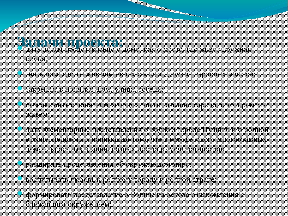 Презентация Проект "Мой город"
