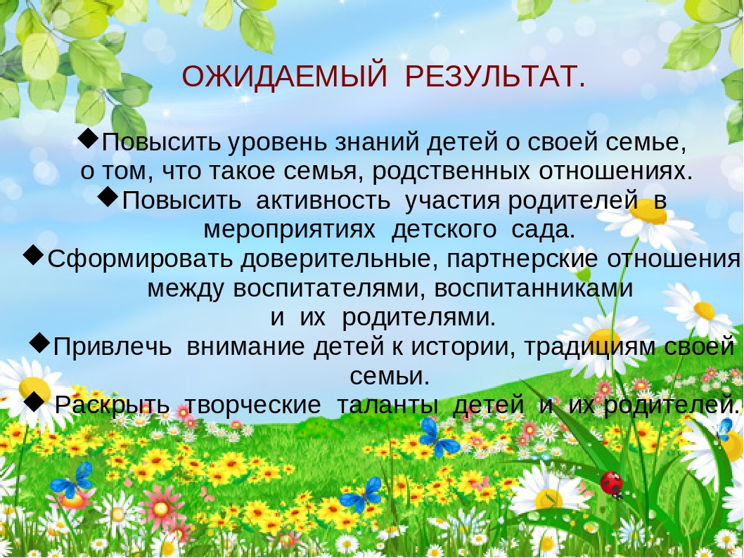 Презентация на тему: "Моя семья".