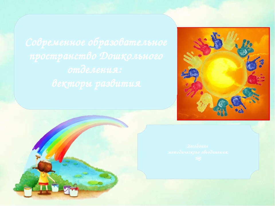 Современное образовательное пространство Дошкольного отделения