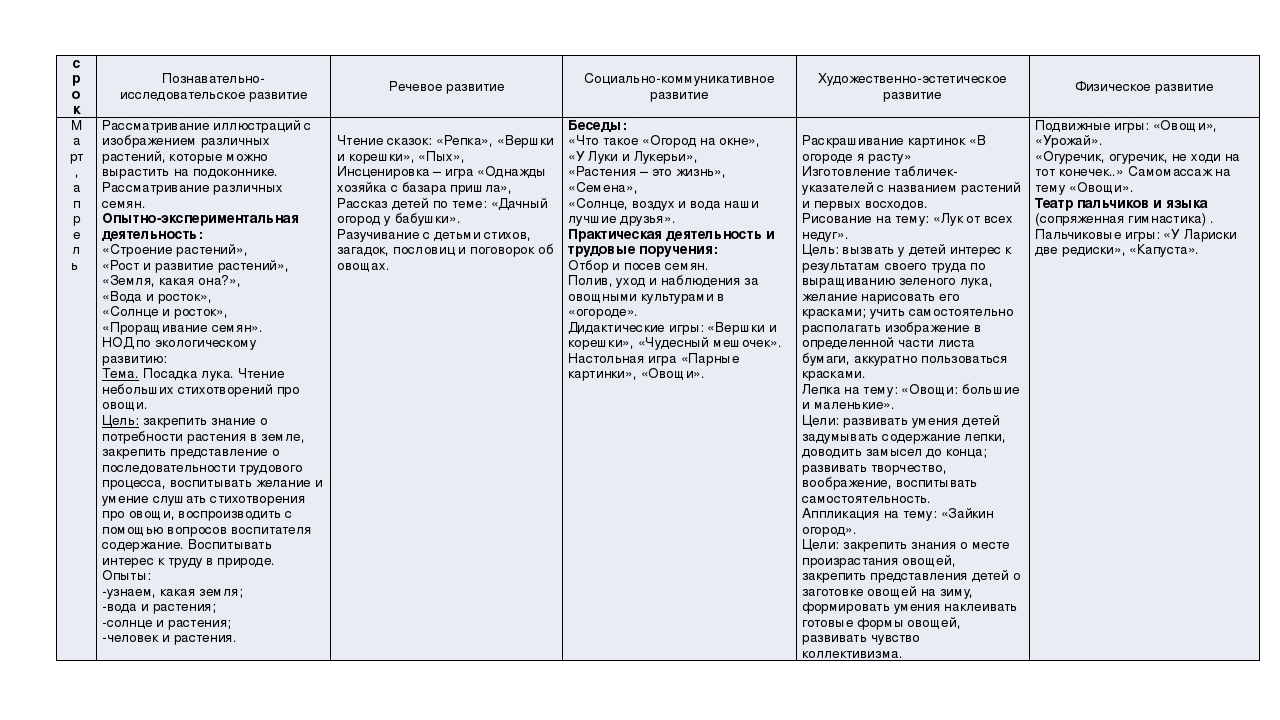 Презентация проекта "Огород на окошке"