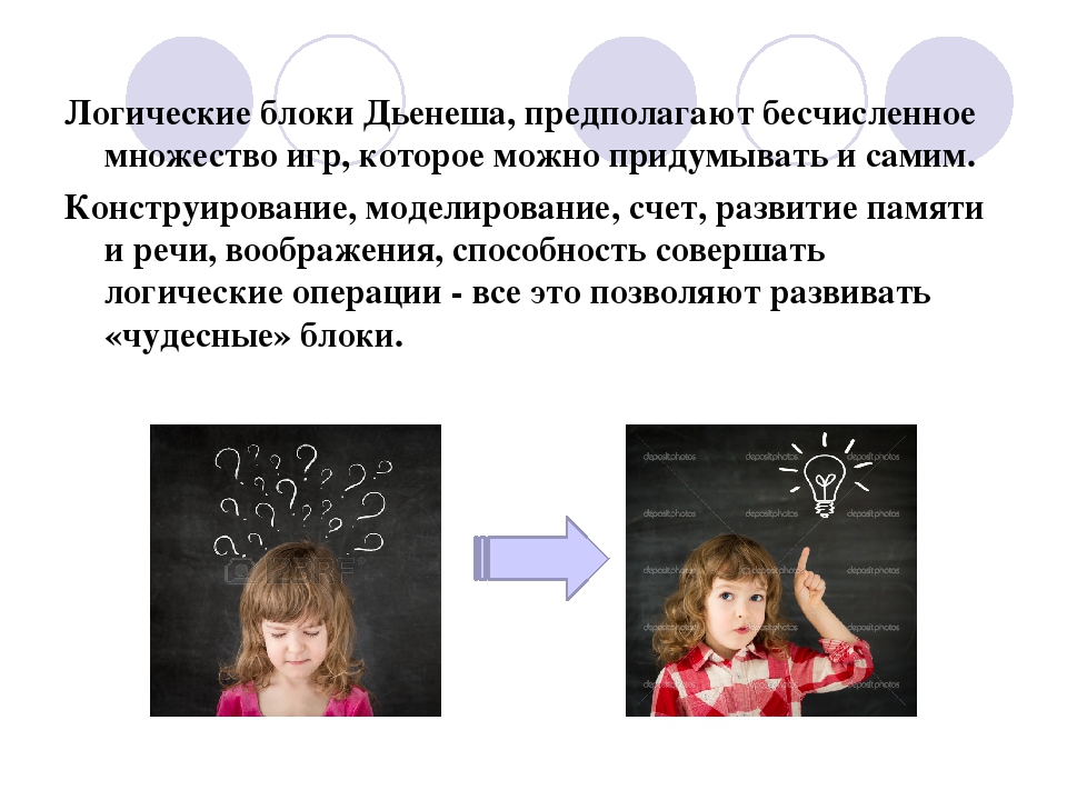 Презентация на тему: "Использование блоков Дьенеша с целью развития логико-математических представлений у детей дошкольного возраста"