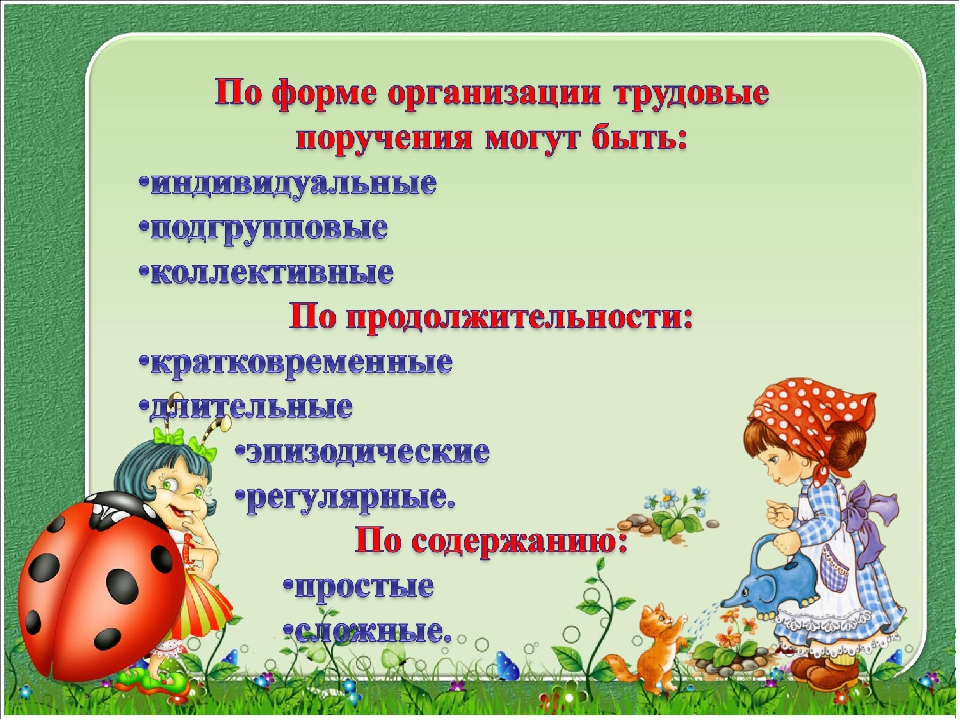 Презентация на тему "Воспитание ответственного отношения к трудовым поручениям у детей дошкольного возраста"