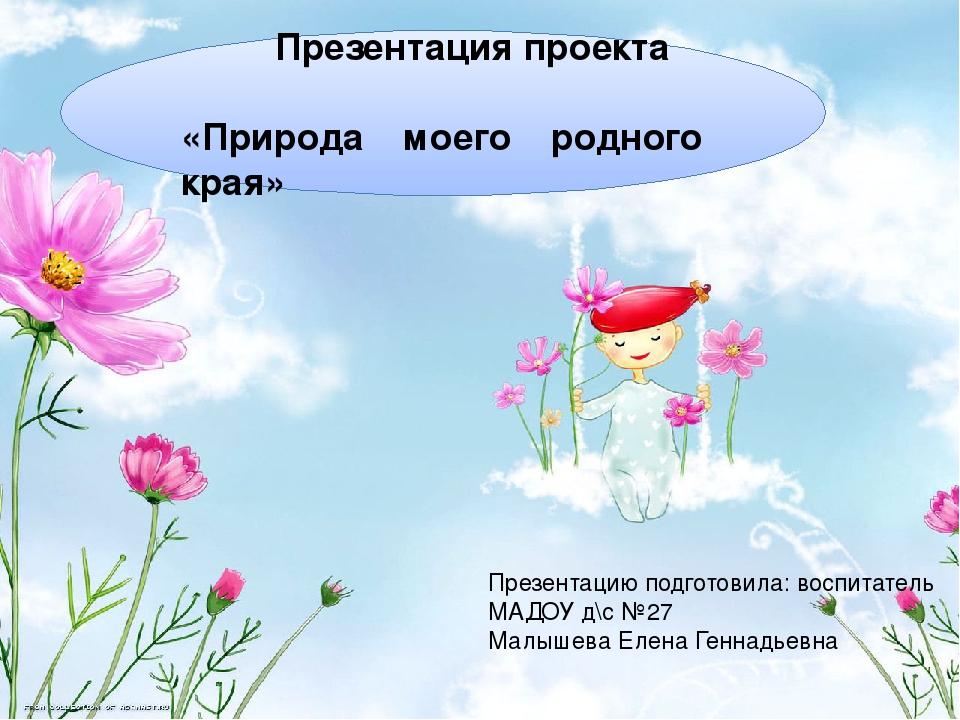 Презентация к проекту "Природа моего края"