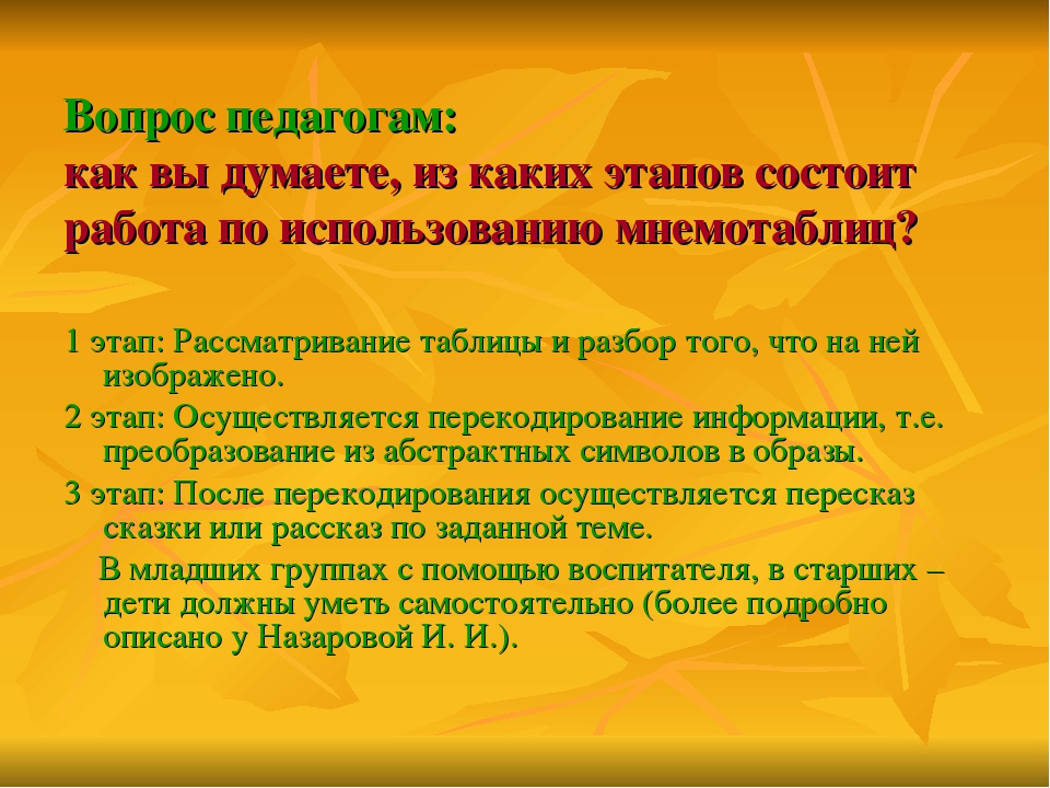 Презентация "Мнемотехника- один из эффективных методов и приемов в речевом развитии детей"