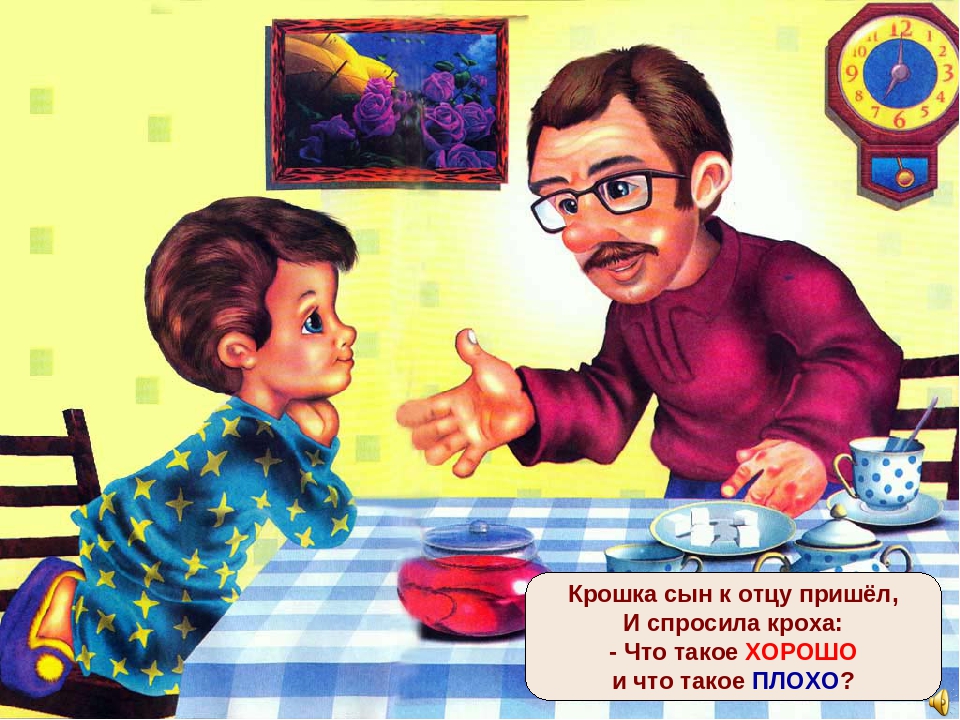 Презентация "Что такое хорошо, что такое плохо"