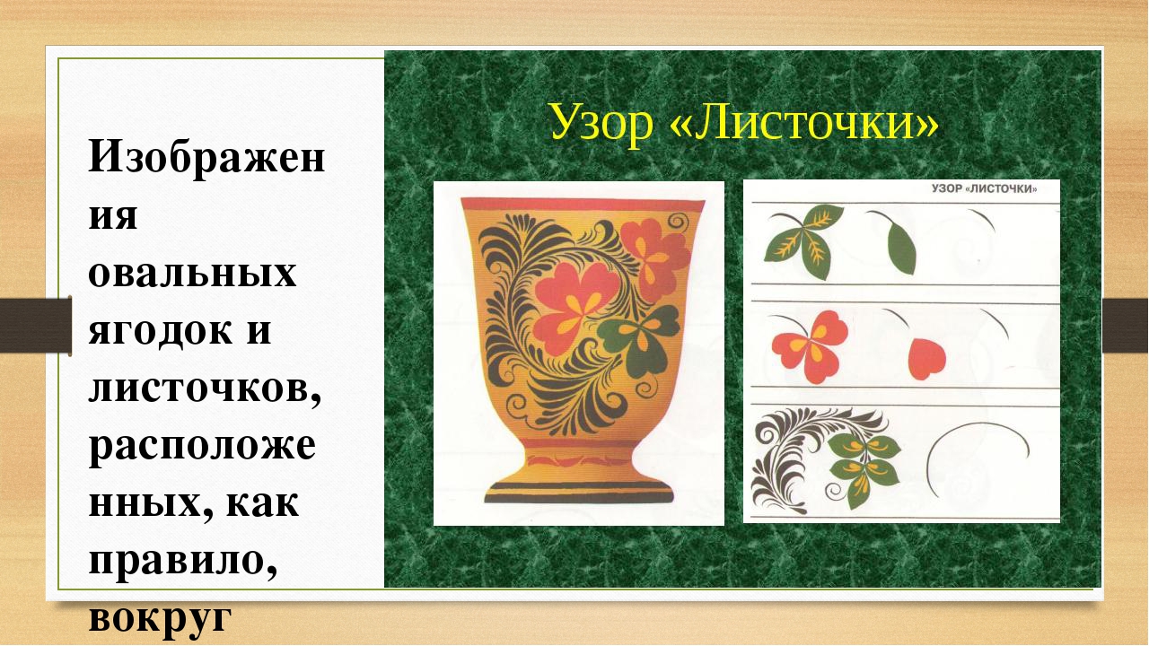 Презентация к проекту "Золотая Хохлома".