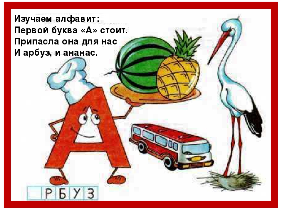 Презентация "Азбука от А до Я" ( материал для подготовки к школе)