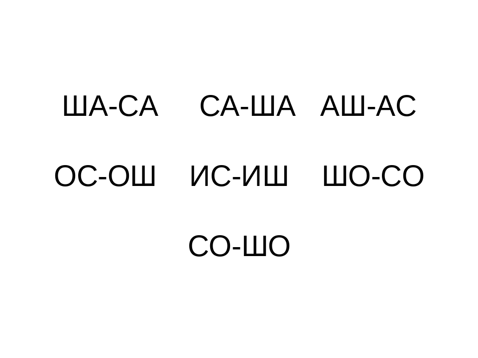 Презентация к занятию в школе будущих первоклассников "Звуки с,ш."