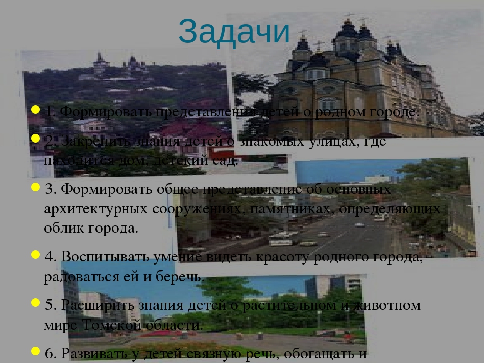 Презентация на тему "Прооект "Томск-мой город"