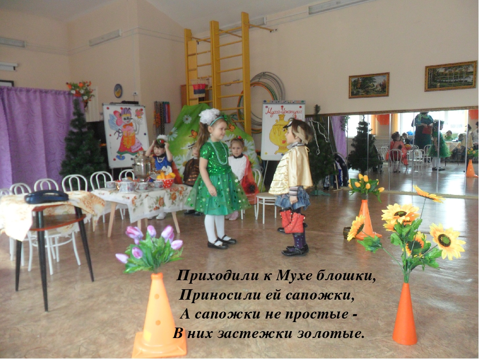 Презентация по сказке К. Чуковского Муха-Цокотуха