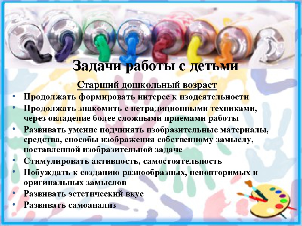 Использование нетрадиционных техник рисования дошкольного возраста (из опыта работы)