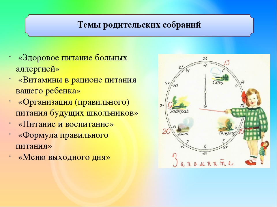 Формирование культуры питания дошкольников