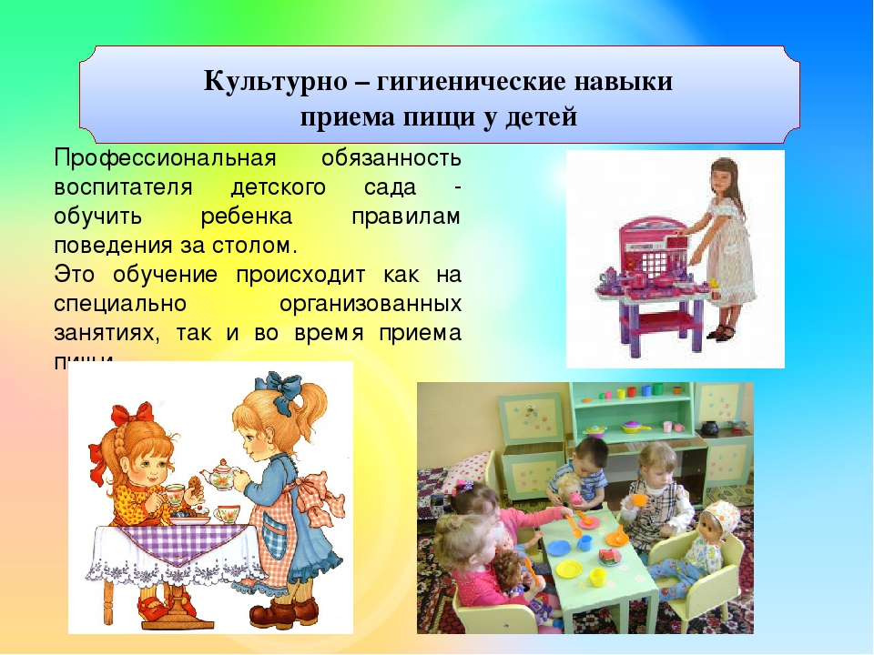 Формирование культуры питания дошкольников