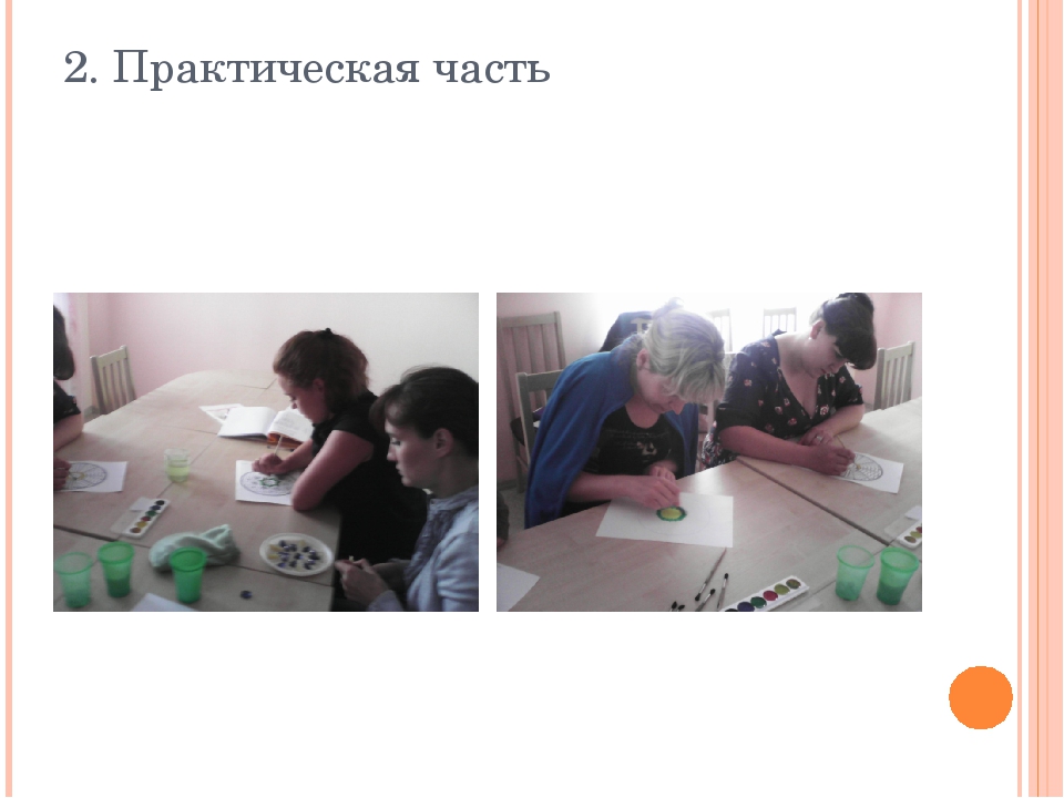 "Использование метода Мандала в работе с педагогами"