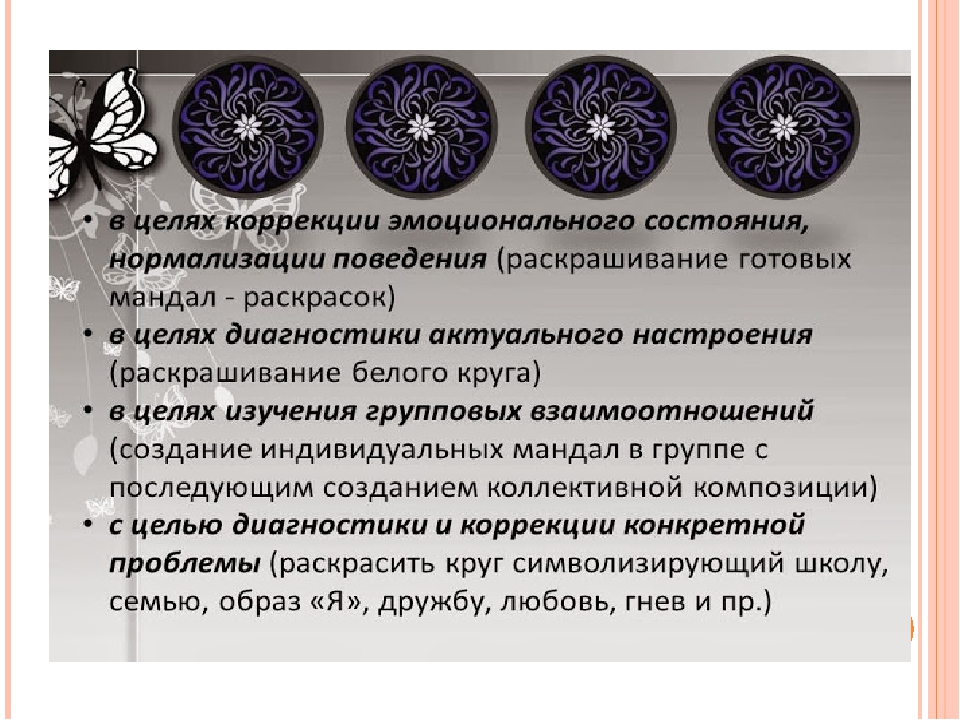 "Использование метода Мандала в работе с педагогами"