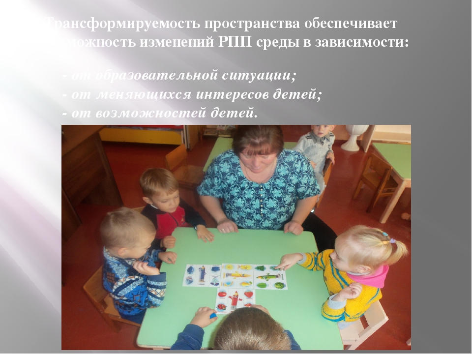 Презентация на тему : "Создание развивающей предметно- пространственной среды, направленной на математическое развитие детей в разных возрастных группах в соответствии с ФГОС