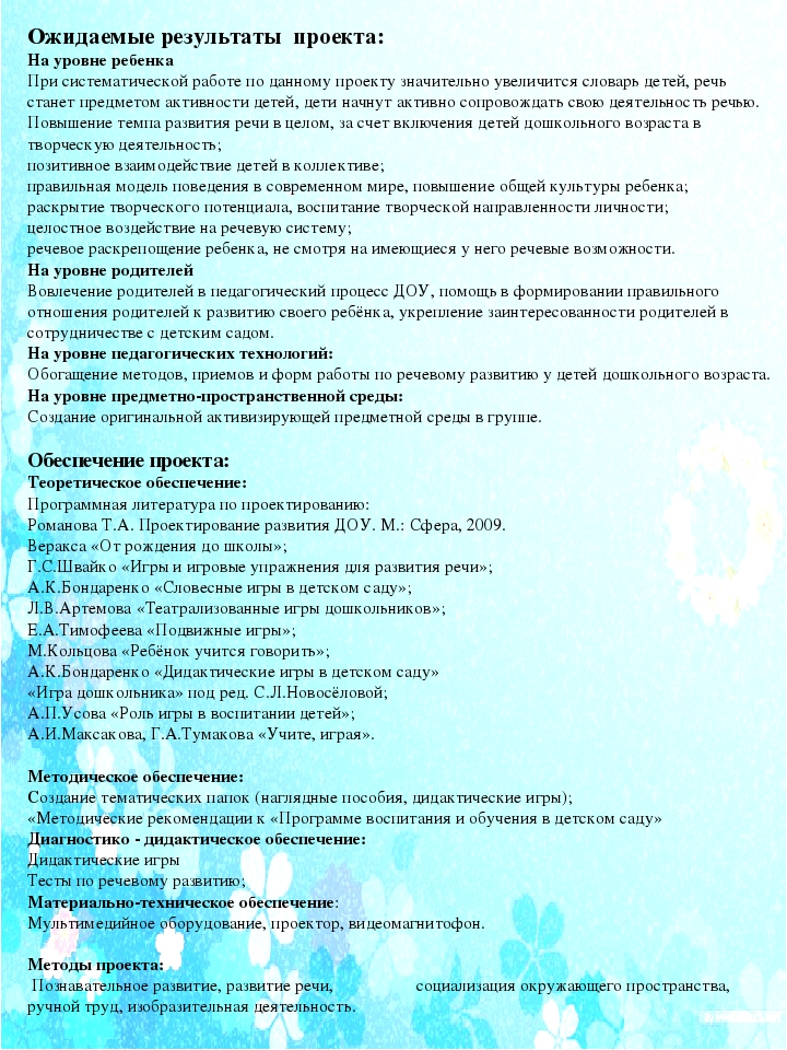Проект по речевому развитию Красиво говорю