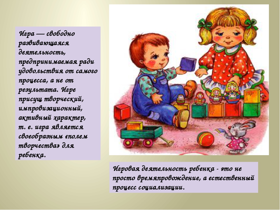 Презентация на тему: "Игра, как ведущий вид деятельности"