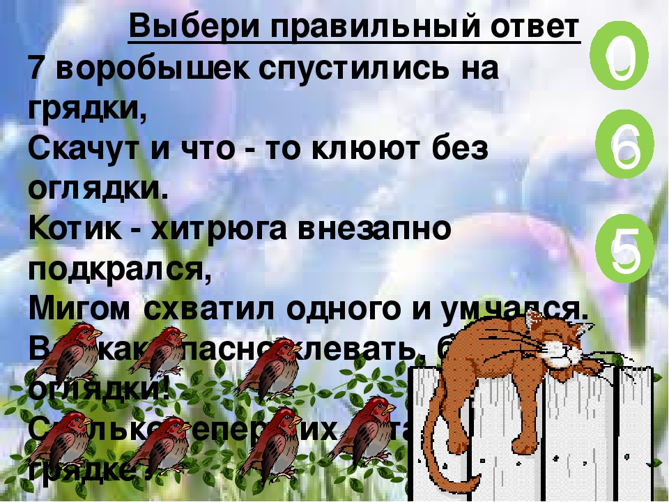 Открытый урок по математике для дошкольников в День открытых дверей.