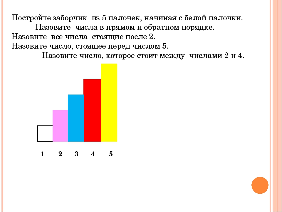 Знакомимся с цветными палочками Кюизенера