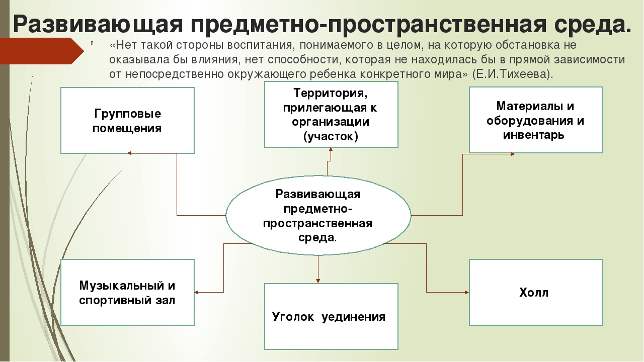 Организация образовательной среды, направленной на реализацию ФГОС ДОО. Автор: Михайлова Елена Анатольевна