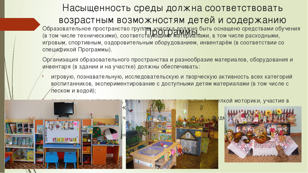 Организация образовательной среды, направленной на реализацию ФГОС ДОО. Автор: Михайлова Елена Анатольевна