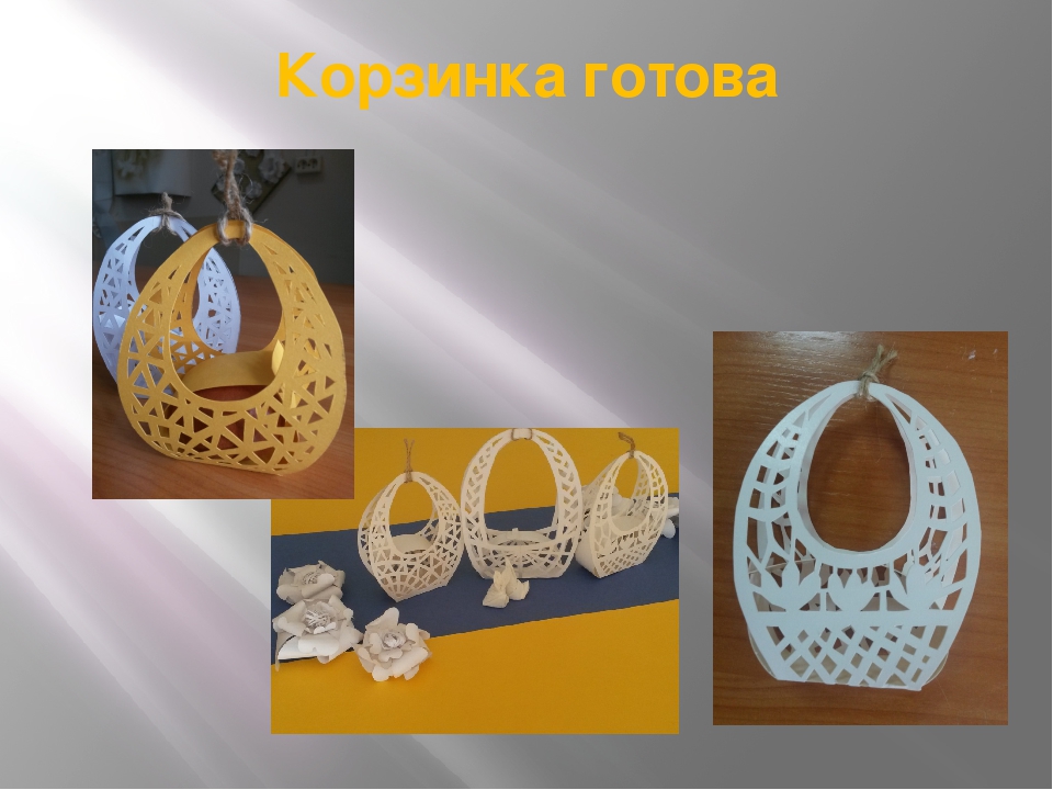 Презентация по бумаго-пластике на тему "Пасхальный сувенир"