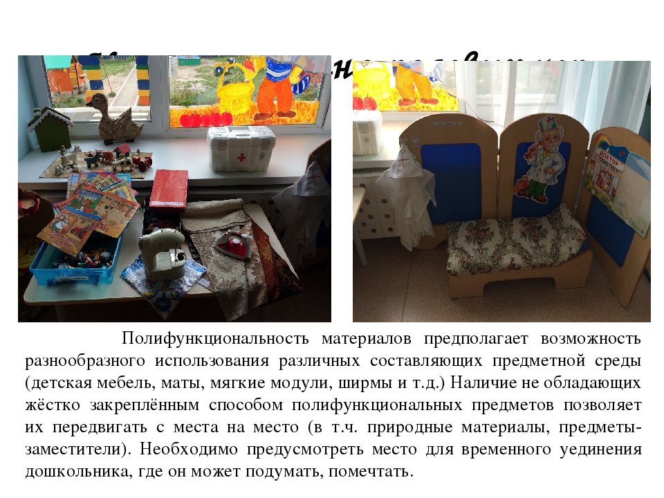 Презентация по теме "Предметно-пространственная развивающая среда в ДОУ "