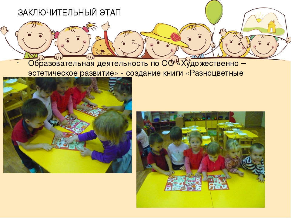 Презентация о проекте "Разноцветные недельки"