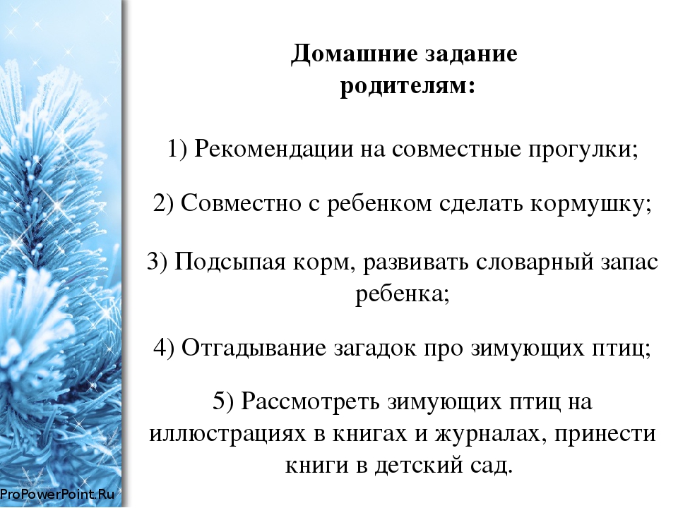 Проект во второй младшей группе по экологическому воспитанию "Зимующие птицы"