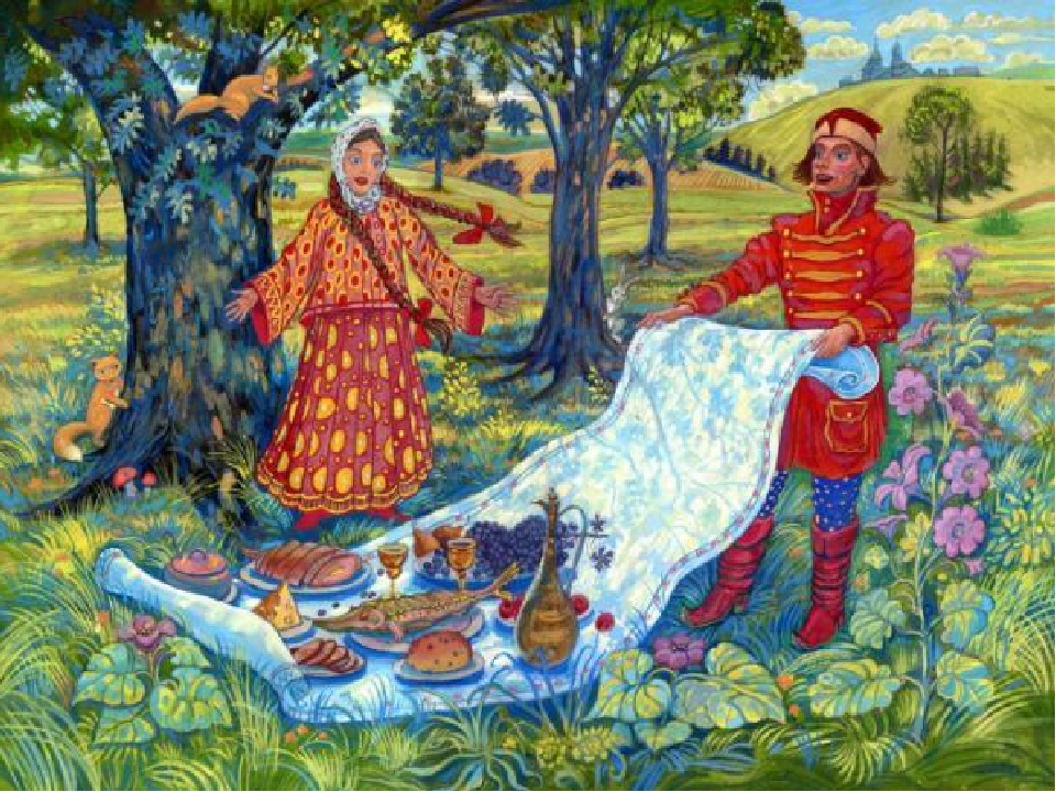 Презентация к занятию по русским народным сказкам