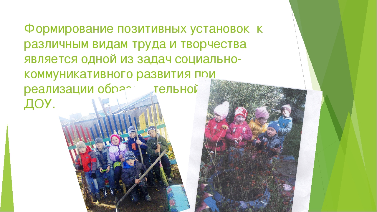 Презентация "Трудовое воспитание в ДОУ"