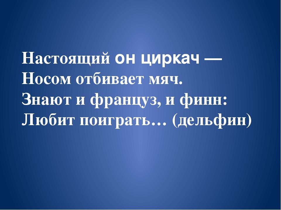 Обитатели морей и океанов