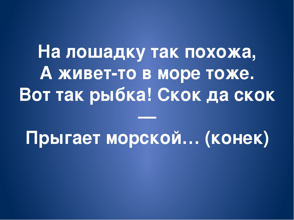 Обитатели морей и океанов