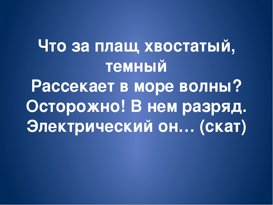 Обитатели морей и океанов