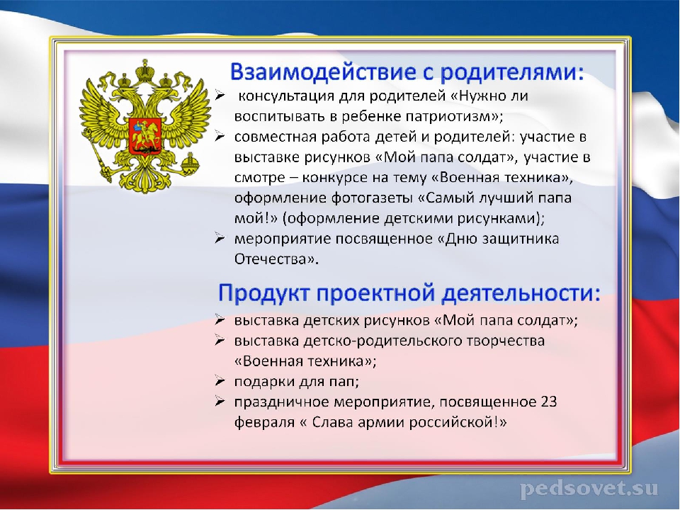 Комплексный проект "Защитники Отечества"