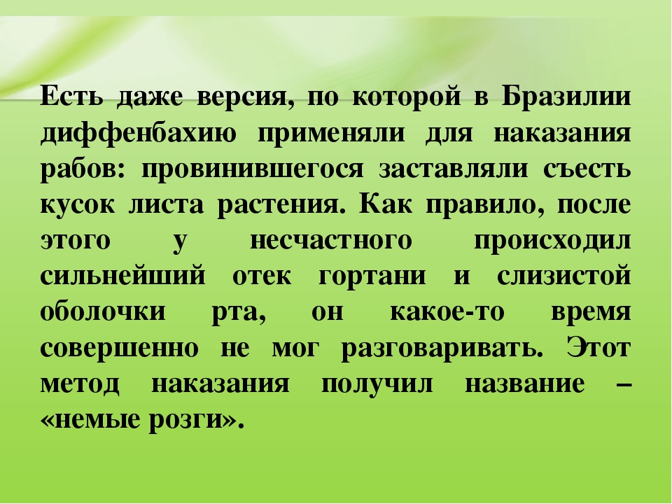 Презентация для дошкольников "Ядовитые растения"
