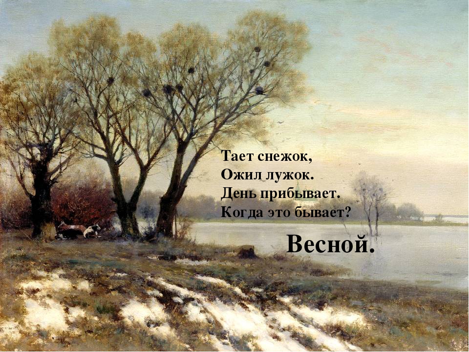 Презентация на тему "Весенние приметы"