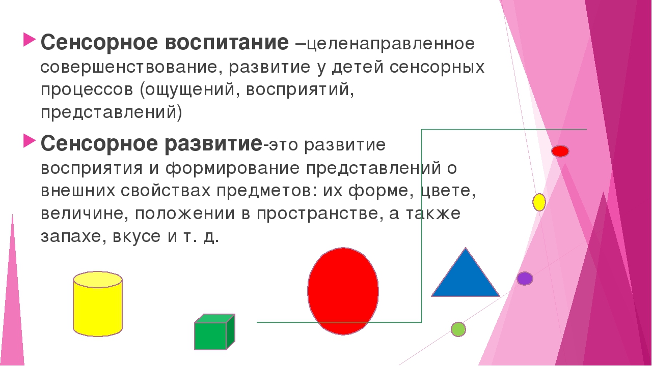 Презентация "Сенсорное воспитание детей раннего возраста"